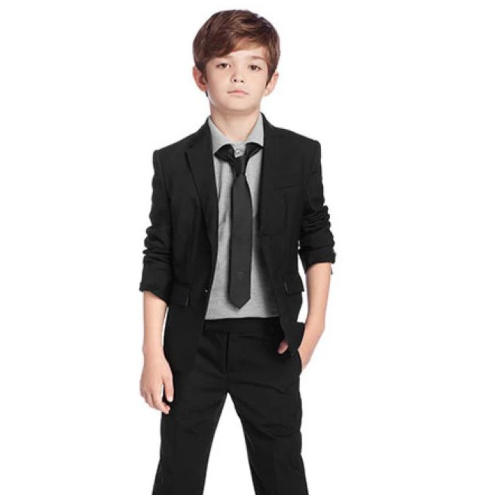 Boss Men's Elegant Brown Dress Blazer for Kids